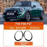 Car Headlight Frame Tail Light Front Rear Lamp Ring Cover Case Decoration Stickers For Mini Cooper S JCW F55 F56 F57 Accessories