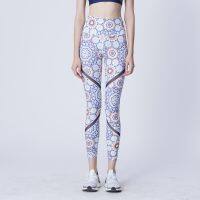 Marrakesh Printed Leggings (Oxford Navy) กางเกงเลกกิ้งออกกำลังกาย 7 ส่วน ผ้าพิมพ์ลาย