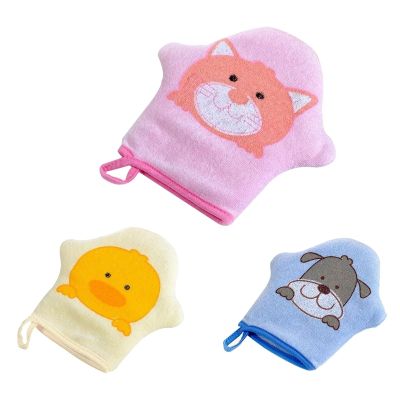 hotx 【cw】 Cotton Baby Shower Super Soft Modeling Sponge Rubbing for Children 3 Color