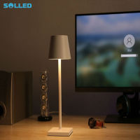 SOLLED จัดส่งที่รวดเร็วโคมไฟ Led ลดแสงชาร์จ Usb ในตัว3600มิลลิแอมป์ชั่วโมงแบตเตอรี่สัมผัสไฟกลางคืนสำหรับห้องนอนโรงแรมร้านอาหารบาร์