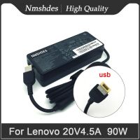 NMSHDES 90W อะแดปเตอร์ AC เหมาะสำหรับ Lenovo ADLX90NLC2A สายไฟ Charger Laptop 20V 4.5A