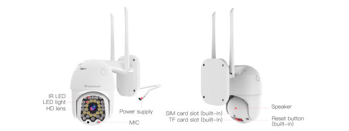 รุ่นใหม่ใส่ซิมได้-vstarcam-cg664-ออนไลน์ได้เลย-ติดตั้งง่าย-ระบบaai-พูดคุยภาพกล้องได้-ชัด3mpทั้งกลางวันกลางคืน