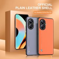 Realmi 10 Pro Plus เคส5G ผิวเรียบ,หลังหนังเคสสำหรับ Realme Pro Proplus 6.7 Quot; กล้องเคสกันกระแทกมือถือ Fundas