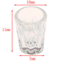 KCY 4ชิ้น เซ็ต dollhouse Miniature อุปกรณ์เสริม MINI Resin transparent CUP simulation Model