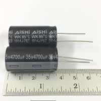 Capacitor 4700UF 35V 85’c size 18x35 mm. ยี่ห้อAshi คาปาซิเตอร์ ตัวเก็บประจุ Capacitor ใหม่แท้ คุณภาพเต็ม100% อะไหล่อิเล็กทรอนิกส์