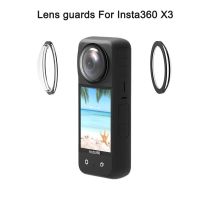 ◐✁♠ Lens Guard Protector Cover for Insta360 X3 Panoramic Action Camera 2PCS Lens Cap Protective Accessoris