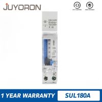 SUL180A Timer Switch 24 Hours Relay Analogues Electrical Programmable Timer 220V 16A Battery Din Rail Mechanical Timer Switch