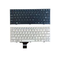 New US keyboard for CLEVO M1110 M11X M1100 M1110Q M1111 W110ER M1115 white/black English laptop keyboard with frame