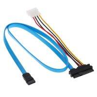 Sata Cable 7 Pin SATA Serial ATA To SAS 29 Pin 4 Pin Cable Male Connector Converter For Hard Disk Drive Power Adapter