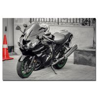 Kawasaki Ninja ZX14 R Motorcycle Poster Canvas Cloth Fabric Print Painting for Home Decor Wall Art Picture