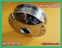 HONDA​ S90​ CS90​ CL100​ CB100​ CG110​ CG125 SL70 SL90​ ​SL100 FRONT​ WHEEL​ HUB "POLISHED"  #ดุมหน้า ดุมล้อหน้า สินค้าคุุณภาพดี