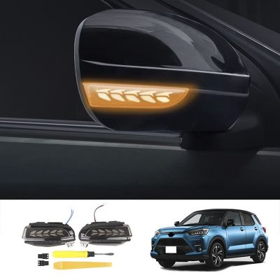 Car LED Dynamic Lamp Turn Signal Light Side Wing Mirror Blinker Lamp for Toyota Raize 2021-2023 Japanese Version