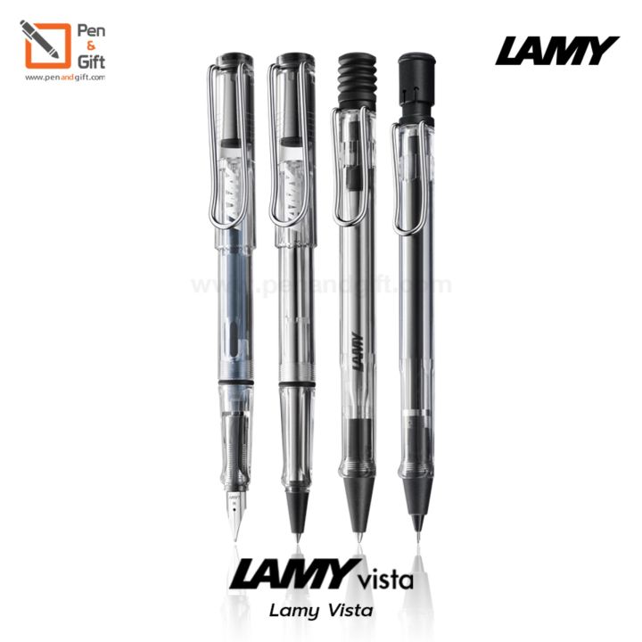 lamy-vista-mechanical-pencil-ดินสอกด-ลามี่-วิสต้า-ด้ามสีใส-ของแท้-100-พร้อมกล่องและใบรับประกัน-penandgift