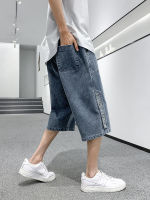 Summer Short Jeans Breeches 2022 New Hip Hop Streetwear Baggy Denim Shorts Cotton Casual Straight Capris Pants Plus Size 8XL