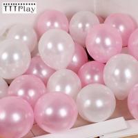 30pcs/lot 10" 1.5g Pearl Pink White Latex Balloons Celebration Wedding Decorations Happy Birthday Party Balloon Mariage Supplies Colanders Food Strain