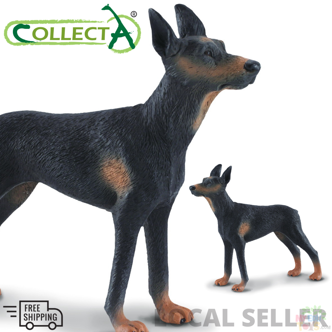 Dobermann Pinscher 3 7/8in Dogs and Cats Collecta 88086 