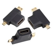 ตัวแปลงสายเคเบิลอะแดปเตอร์ที่ Hdmi ตัวเมียเอชดีเอ็มไอเล็กตัวผู้ไมโครตัวผู้แบบ3 In 1สาย Micro Hdmi บุรุษ Hdmi หญิงไปแบบ Diy