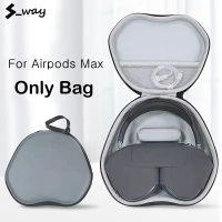 S-way Headset Storage Bag for AirPod Max PU+EVA+polyester Shockproof Travel ing Bag Protective Case for AirPod Max Headphones