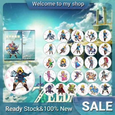 26PCS Mini Round Game Collection Cards fits for Amiibo Compatible with NFC Amiibo for Nintendo Switch "The Zelda Tears of the Kingdom"