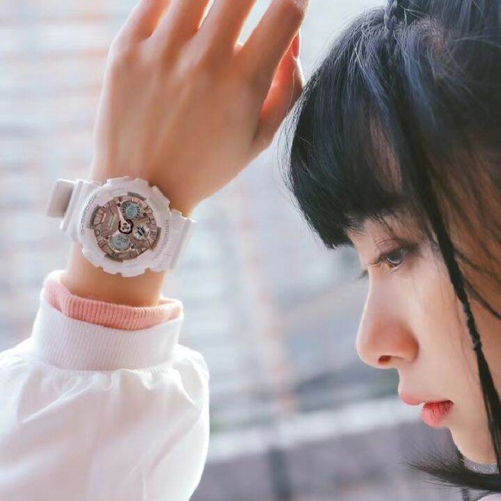 แท้-100-สินค้าพร้อมจัดส่งในประเทศไทย-casio-womens-watch-baby-g-110rg-นาฬิกากีฬาแฟชั่น