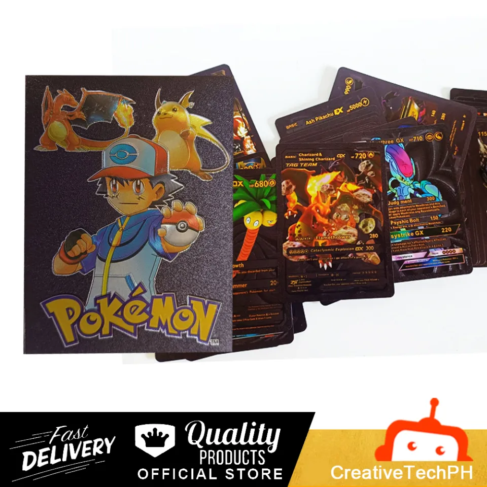 10-55 Pçs/Conjunto Cartão De Energia De Metal Ouro Vmax GX Charizard  Pikachu Pokemon Coleção Rara Batalha De Treinamento De Brinquedos Para  Crianças Presente - Escorrega o Preço