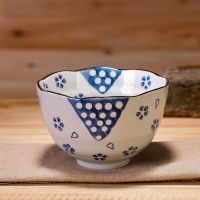 5 Inches Japanese Ramen Bowl Porcelain Deep Bowl Breakfast Bowls Kitchen Tableware Dishes Household Noodle Food Salad Bowl