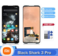 AMOLED ของแท้สำหรับ Black Shark Xiaomi จอ LCD 3 Pro MBU-A0ชุดดิจิไทเซอร์หน้าจอสัมผัส H0ดำฉลาม3 Pro LCD