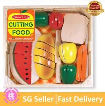 Melissa & Doug Wooden Sandwich-Making Pretend Play Food Set