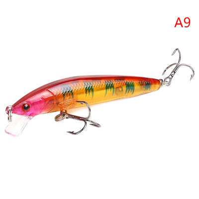Laogeliang Minnow Fishing Lure 3D Eyes 10cm 7g wobbler BASS PIKE baits SPINNER baits