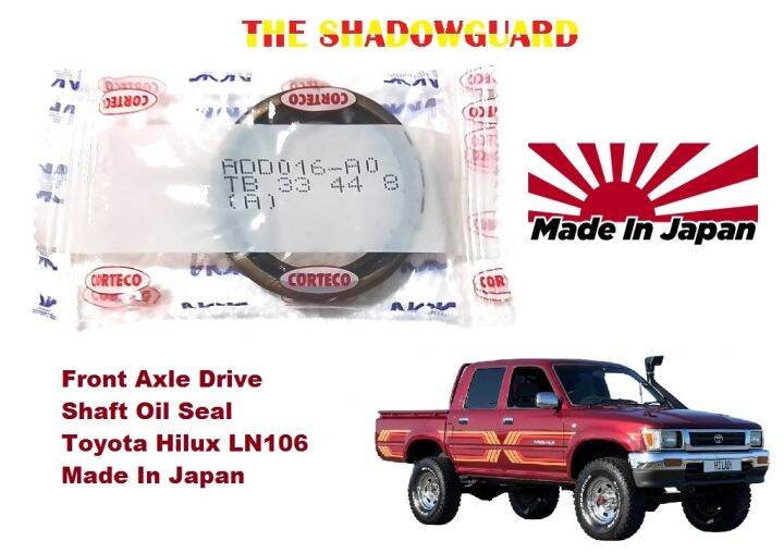 Front Axle Drive Shaft Oil Seal Toyota Hilux LN106 Made In Japan