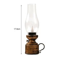 Convenient Electronic Kerosene Lamp Safe Home Decoration Lightweight 80S Vintage Electronic Candle Light