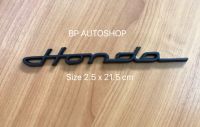 BP. โลโก้ คำว่า HONDA (แบบลายเซ็น) สีดำ ราคาต่อชิ้น