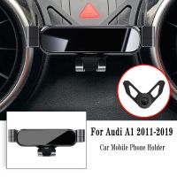 ที่วางโทรศัพท์ในรถสำหรับ Audi A1 Sportback 8XA 8XF 2011-2019ฐานยึดอุปกรณ์นำทางแรงโน้มถ่วงระบายอากาศรองรับฐานที่หนีบหมุนได้