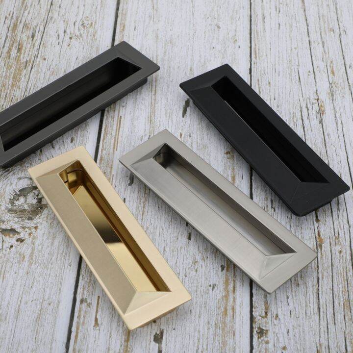 black-invisible-handle-embedded-concealed-kitchen-cabinet-door-wardrobe-drawer-gold-modern-moving-door-handle