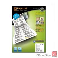 Elephant กระดาษสติ๊กเกอร์ สติ๊กเกอร์ เลเซอร์ No.18-035 85x40 มม.100 แผ่น/กล่อง