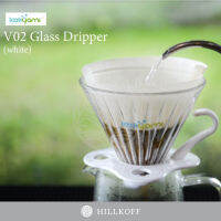 HILLKOFF : Lookyami-7034W V02 Flower-shape Glass Dripper (สีขาว)