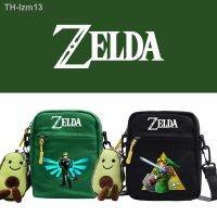 Zelda ZELDA กระเป๋าสี่เหลี่ยมเล็กผ้าใบสี่สีสำหรับนักเรียนชายและหญิงพร้อมกระเป๋าสะพายไหล่ข้างเดียวพิมพ์อะนิเมะมูลค่าสูง