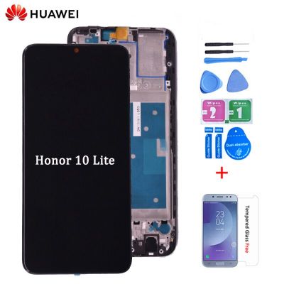 สำหรับจอแสดงผล Lcd Huawei Honor 10 Lite พร้อมชุดอ่านพิกัดหน้าจอสัมผัสพร้อมกรอบชิ้นส่วนซ่อม10 Lite