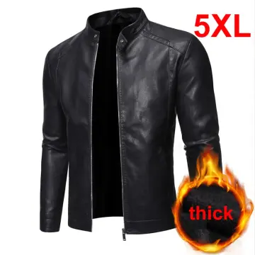 mens 5xl leather jacket