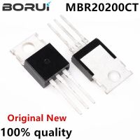 10pcs MBR20200CT MBR20200 MBR20200C TO-220 Schottky &amp; Rectifiers 20 Amp 200 Volt Dual new original WATTY Electronics