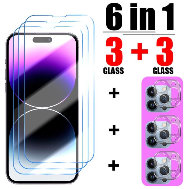 6in1-tempered-glass-for-iphone-14-13-12-11-pro-max-camera-screen-protector-for-iphone-13mini-7-8-14-plus-se-x-xs-xr-14pro-glass