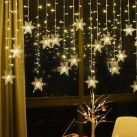 【hot】✁▫  Lights Polaris Elk Lamp Led String for Room Curtains Decoration Garland Navidad