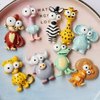 【YF】▽✕☢  5pcs Resin Cartoon Refrigerator Sticker Decoration