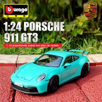 Bburago 1:24 Porsche 911 GT3 Sports Car Static Die Cast Vehicles Collectible Model Car Toys