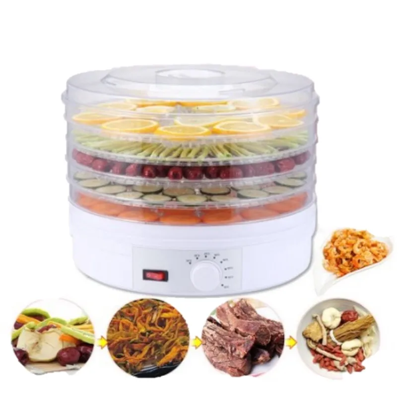 5 Layer Tray Dried Fruit Machine Food Dehydrator Electric