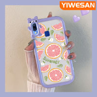 YIWESAN เคสสำหรับ VIVO Y95เคส Y91i Y91ลายการ์ตูนน่ารักสีชมพูฤดูร้อนมะนาวสีสันสดใสเคสโทรศัพท์โปร่งใสเลนส์กล้องถ่ายรูปสัตว์ประหลาดตัวเล็กเคสกันกระแทกกันกระแทก