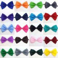 Adjustable Tie Bow Tie Black Satin Prom Solid Pre-Tied Fancy KIDS Boys Wedding Bowties Bowtie Child Formal Ties