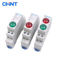 1PC CHINT ND9 PILOT LIGHTS LED RED GREEN AC/DC 24V 220V Modular DIN Rail Lamp Indicator Light Power Points  Switches Savers