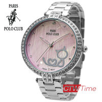 Paris Polo Club นาฬิกาข้อมือผู้หญิง สายสแตนเลส รุ่น PPC-220625L