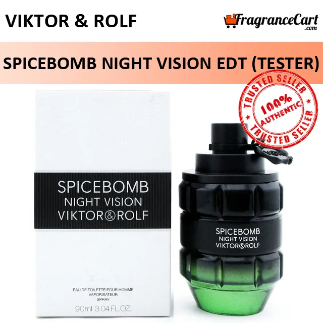 Viktor & Rolf Spicebomb Night Vision EDT for Men (90ml Tester) Eau de  Toilette V&R Spice Bomb [Brand New 100% Authentic Perfume/Fragrance] |  Lazada Singapore